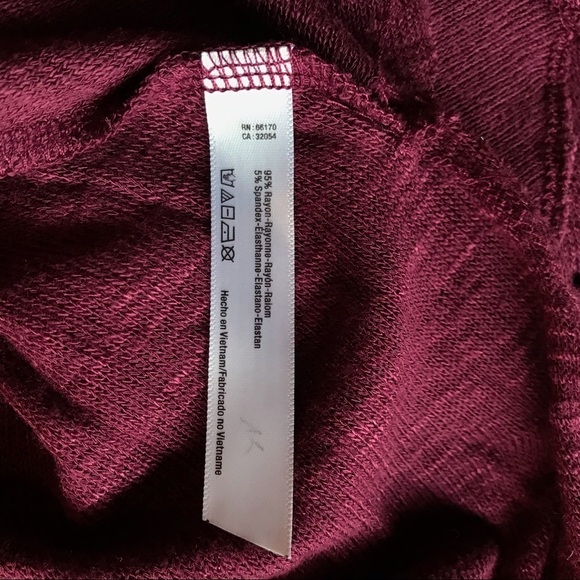 Free People Burnout Knit Thermal Top XS - Picture 7 of 7